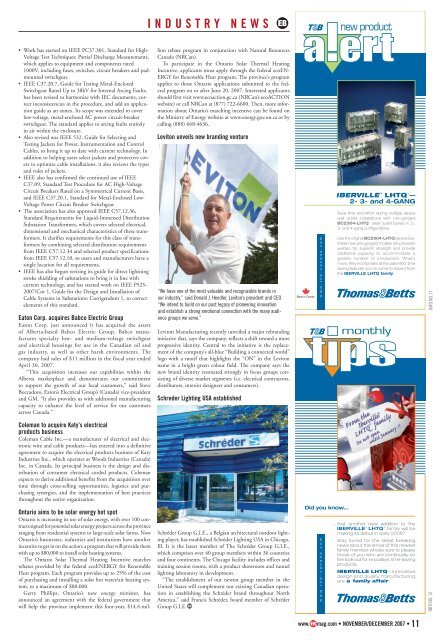 Page 27 Page 32 Page 17 - Electrical Business Magazine