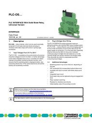 Data Sheet DB EN PLC-OS... - Elfa