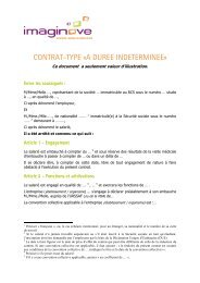 Contrat a Duree Indeterminee - Ganuta