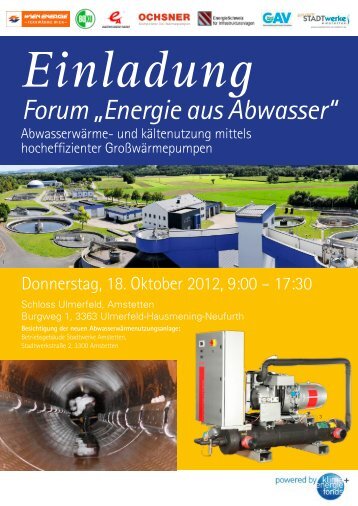 Forum "Energie aus Abwasser" (pdf)