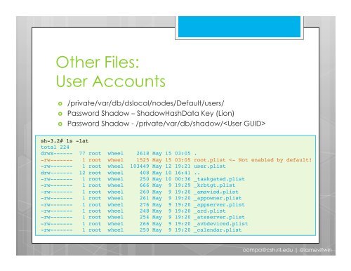 When Macs Get Hacked - SANS Computer Forensics