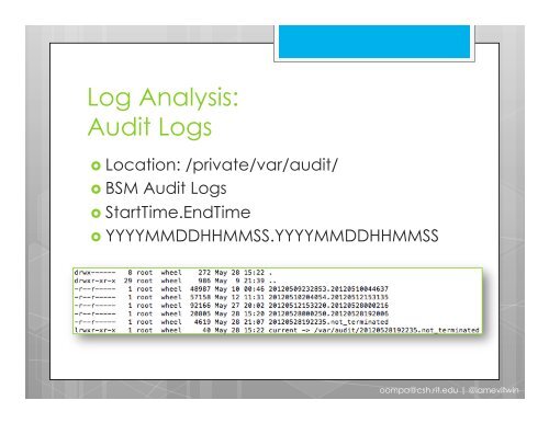 When Macs Get Hacked - SANS Computer Forensics