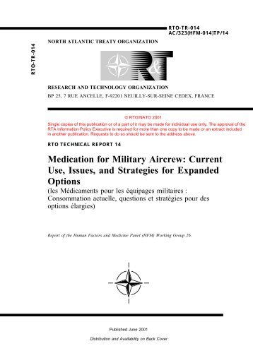 Available - NATO Research & Technology Organisation