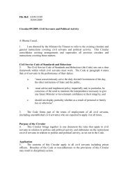 Circular 09/2009 â Civil Servants and Political Activity - Human ...