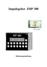 Impulsgeber IMP 380 - JUNDES - Kaiser