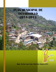 PLAN MUNICIPAL DE DESARROLLO - finanzasoaxaca.go..