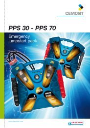 Emergency jumpstart pack PPS 30 - PPS 70 - Cemont