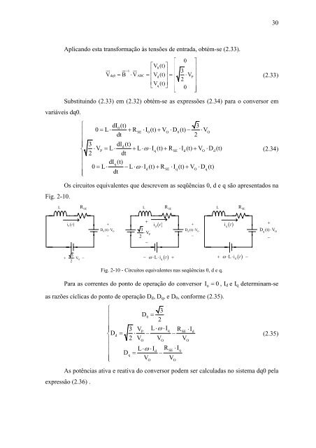 ModulaÃ§Ã£o Vetorial Aplicada ao Retificador TrifÃ¡sico PWM - Ivo Barbi