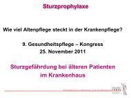 Huhn, Siegfried: Sturzgefährdung bei älteren Patienten ... - Heilberufe