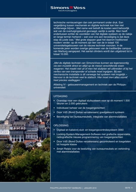 Download projectbericht (PDF) - SimonsVoss technologies