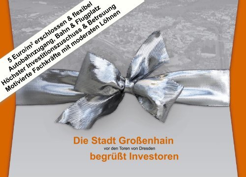 Die Stadt Großenhain begrüßt Investoren