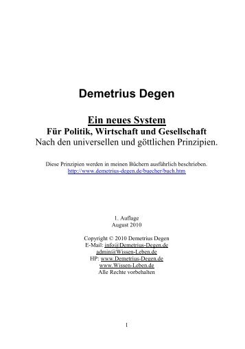 pdf - lesen - Demetrius Degen