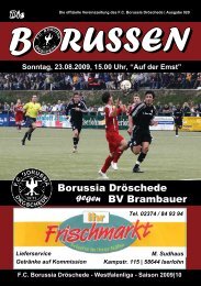 b russen - FC Borussia Dröschede 1911 eV