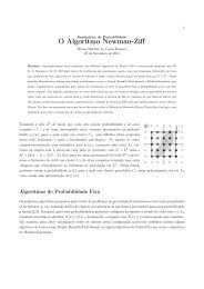 O Algoritmo Newman-Ziff