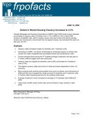 Ontario's Rental Housing Vacancy Increases to 3.3% - FRPO
