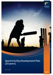 Sports Facility Development Plan (10 years) - Brimbank City Council