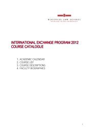 Course Catalogue 2012 - Bucerius Law School