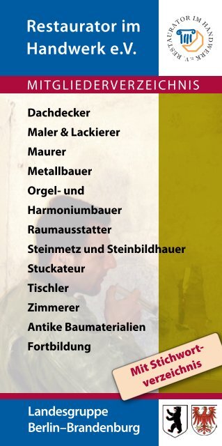 Dachdecker Maler & Lackierer Maurer Metallbauer Orgel