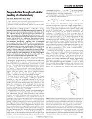 Drag reduction through self-similar bending of a flexible body