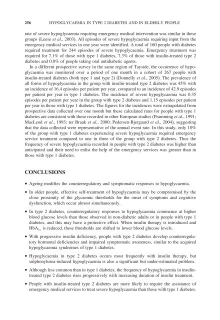 Hypoglycaemia in Clinical Diabetes