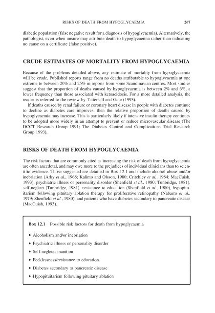 Hypoglycaemia in Clinical Diabetes