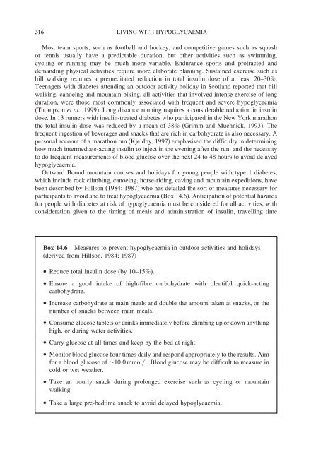 Hypoglycaemia in Clinical Diabetes