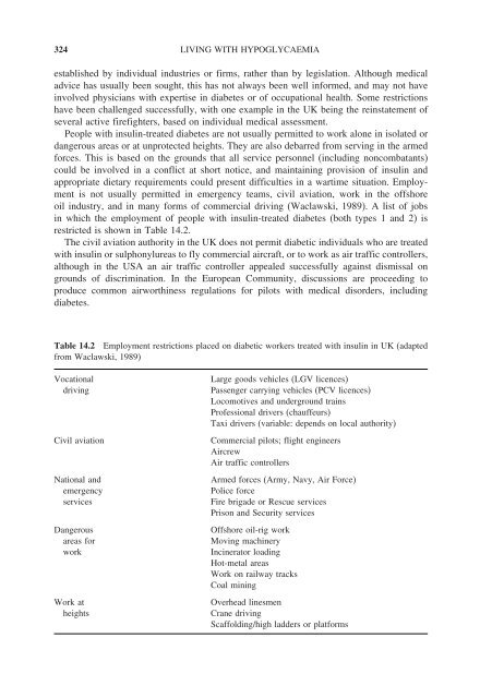 Hypoglycaemia in Clinical Diabetes