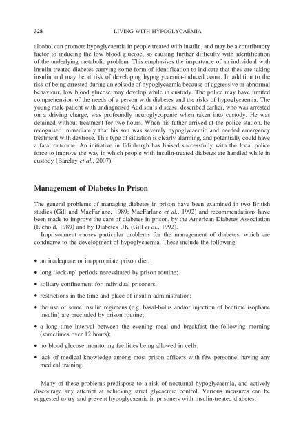 Hypoglycaemia in Clinical Diabetes