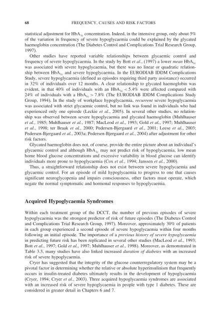 Hypoglycaemia in Clinical Diabetes