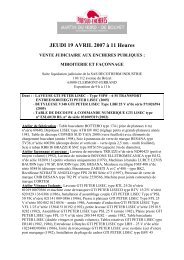 JEUDI 19 AVRIL 2007 à 11 Heures - Verre online