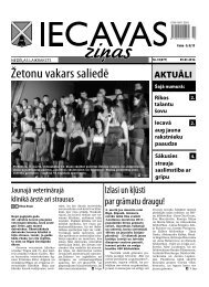 laikraksts Â«Iecavas ZiÅasÂ» 3. lpp. 09.03.2012.