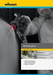 Manual AirCoat guns - Wagner