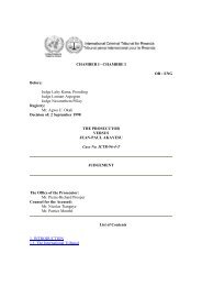 Case No. ICTR-96-4-T - International Criminal Tribunal for Rwanda