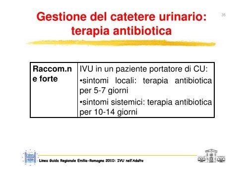 11) Prevenzione delle infezioni del sito chirurgico e delle vie urinarie 1