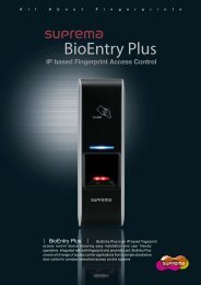 BioEntry Plus Brochure