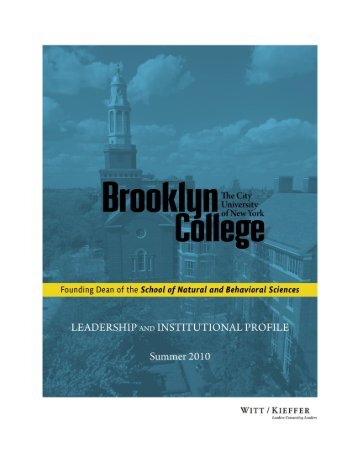 Brooklyn College - Witt/Kieffer