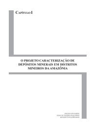 O Projeto CaracterizaÃ§Ã£o de DepÃ³sitos Minerais em Distritos - ADIMB