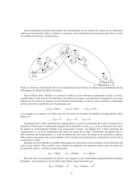 Reporte del AnÃ¡lisis DinÃ¡mico de un Mecanismo de Manivela Biela ...