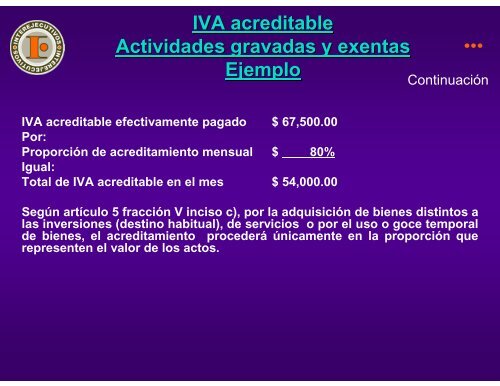 anÃ¡lisis teÃ³rico y aplicaciÃ³n prÃ¡ctica de la ley del iva - Interejecutivos