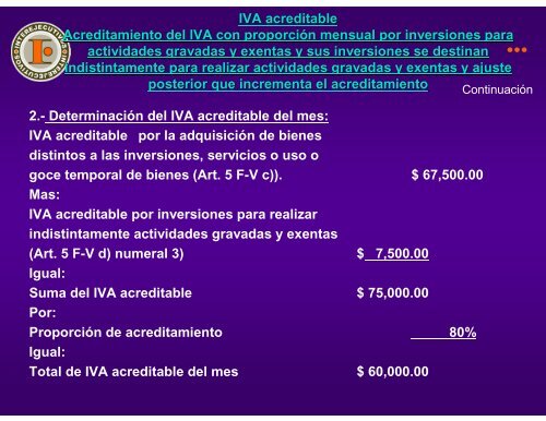 anÃ¡lisis teÃ³rico y aplicaciÃ³n prÃ¡ctica de la ley del iva - Interejecutivos