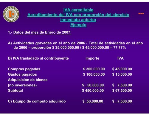 anÃ¡lisis teÃ³rico y aplicaciÃ³n prÃ¡ctica de la ley del iva - Interejecutivos