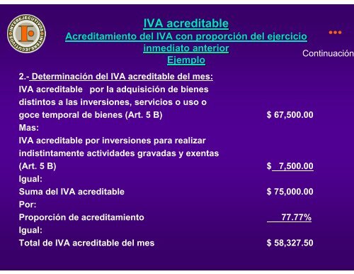 anÃ¡lisis teÃ³rico y aplicaciÃ³n prÃ¡ctica de la ley del iva - Interejecutivos