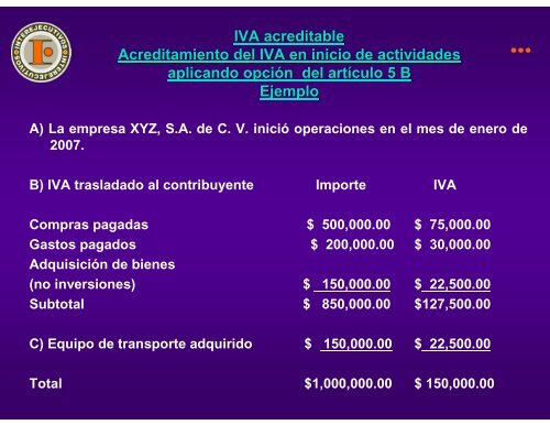 anÃ¡lisis teÃ³rico y aplicaciÃ³n prÃ¡ctica de la ley del iva - Interejecutivos