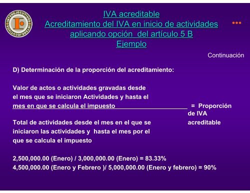 anÃ¡lisis teÃ³rico y aplicaciÃ³n prÃ¡ctica de la ley del iva - Interejecutivos