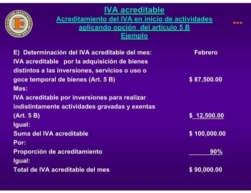 anÃ¡lisis teÃ³rico y aplicaciÃ³n prÃ¡ctica de la ley del iva - Interejecutivos