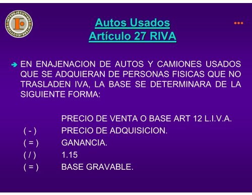 anÃ¡lisis teÃ³rico y aplicaciÃ³n prÃ¡ctica de la ley del iva - Interejecutivos