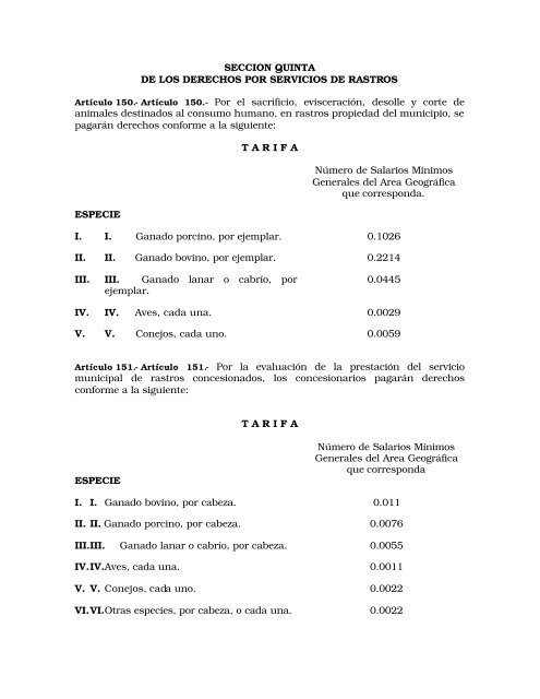 Código Financiero - LVIII Legislatura del Estado de México