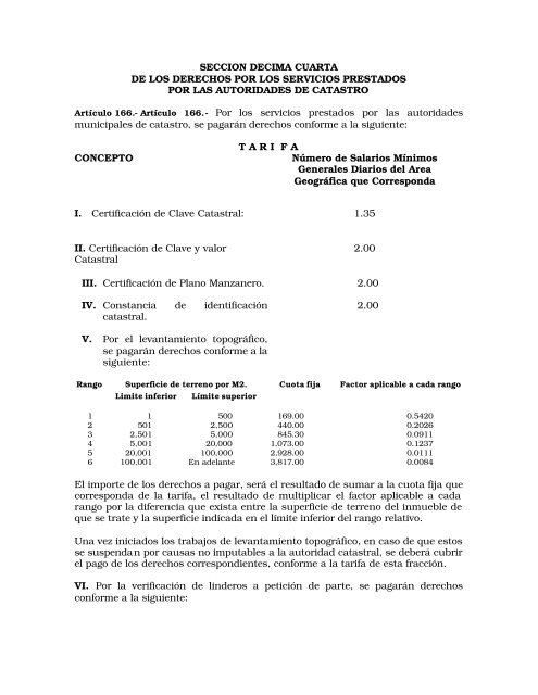 Código Financiero - LVIII Legislatura del Estado de México