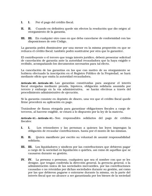 Código Financiero - LVIII Legislatura del Estado de México