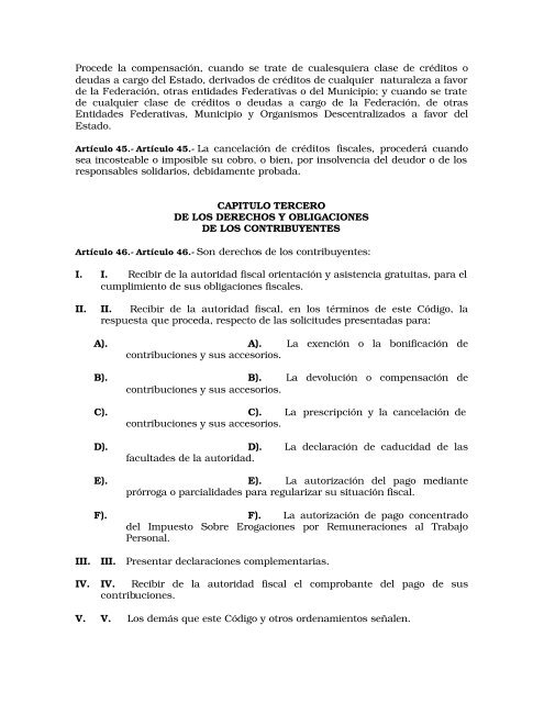 Código Financiero - LVIII Legislatura del Estado de México